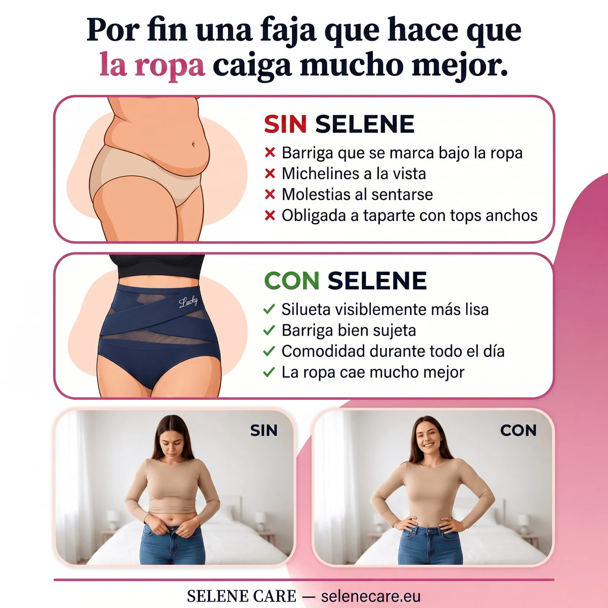Braga Faja Moldeadora de Talle Alto Sin Costuras